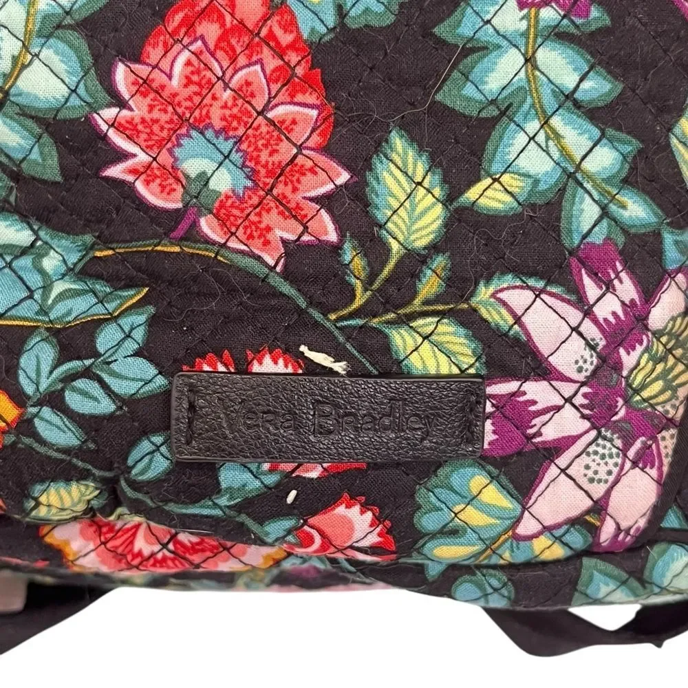 Vera Bradley‎ | Student School Vacation Travel Floral Backpack OS